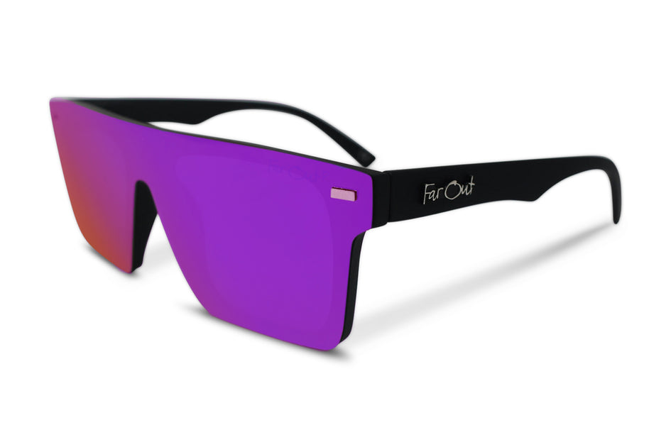 Stunner Sunglasses Purple Lens – Far Out Sunglasses