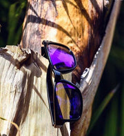 Black Polarized Mavericks Purple Lens