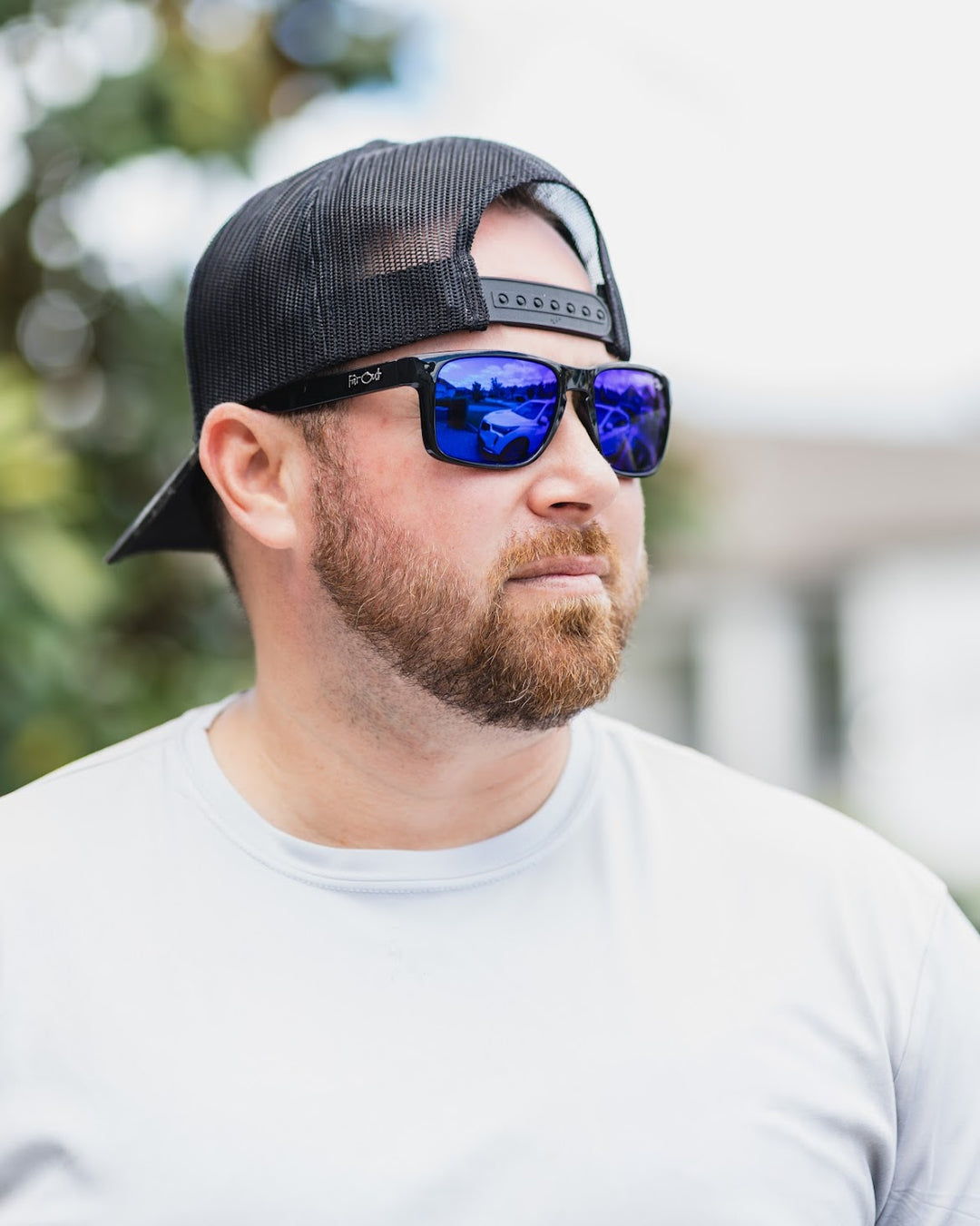 Mens Blue Lens Sunglasses Fishing Costa Del Mar Fantail Sunglasses Blackout Frame Blue Mirrored 580G Polarized