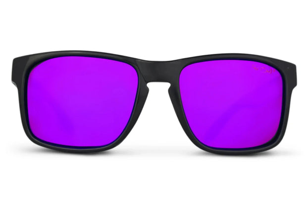 Black Polarized Mavericks Purple Lens
