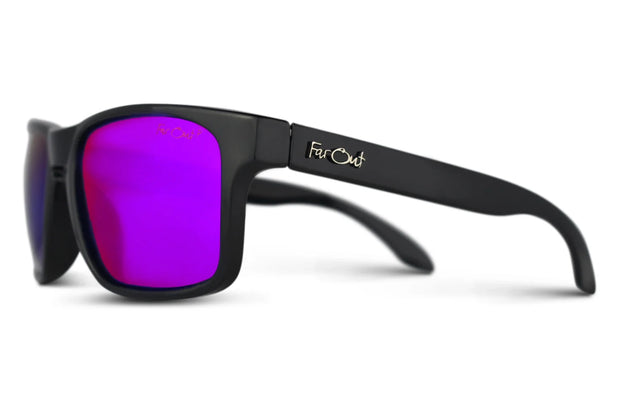 Black Polarized Mavericks Purple Lens