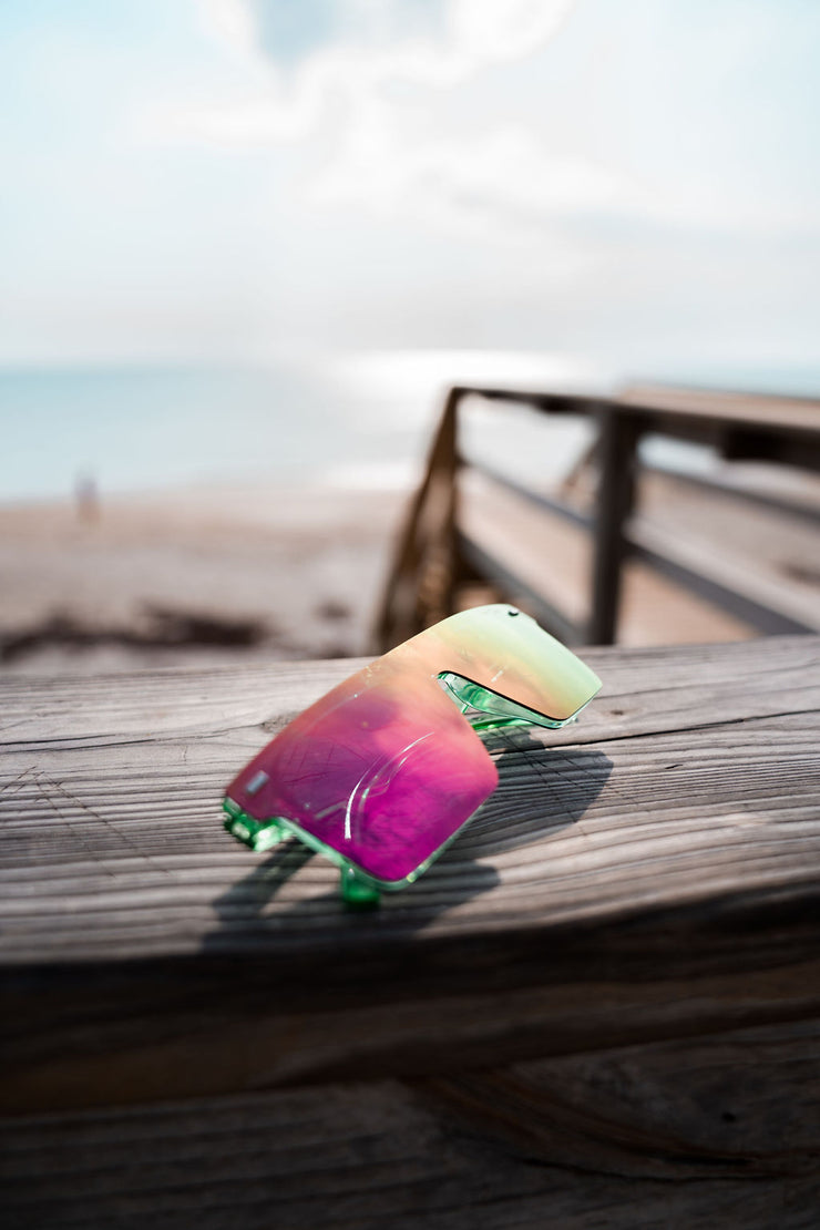 Aqua Polarized Stunners Pink Lens
