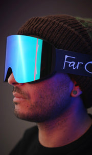Black Expose Goggles - Magnetic Ice Blue Lens