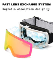 Black Expose Goggles - Magnetic Chrome Lens