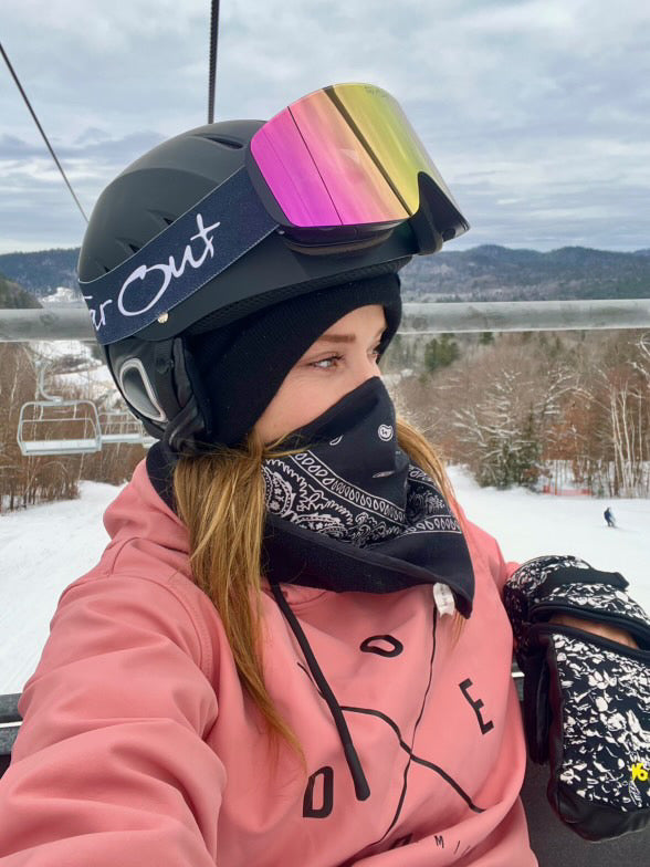 Black Expose Goggles - Magnetic Purple Lens