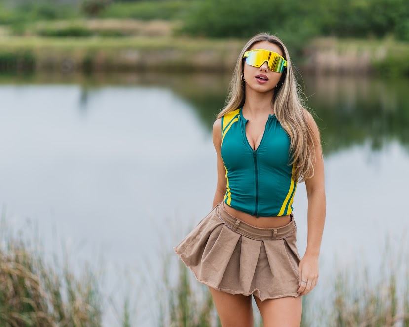 Neon Yellow Retro Sunglasses Mosh pit approved. Bite like a viper