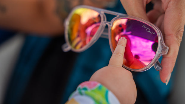 Pink Lens Polarized Aviators