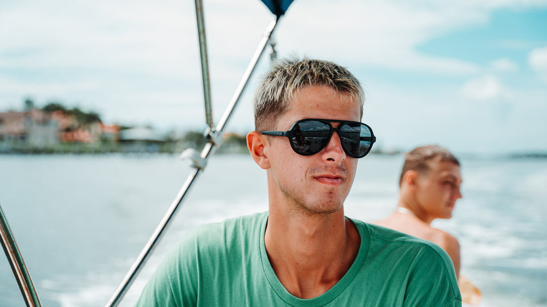 Black Lens Aviator Sunglasses Far Out Sunglasses