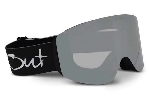Black Expose Goggles - Magnetic Chrome Lens