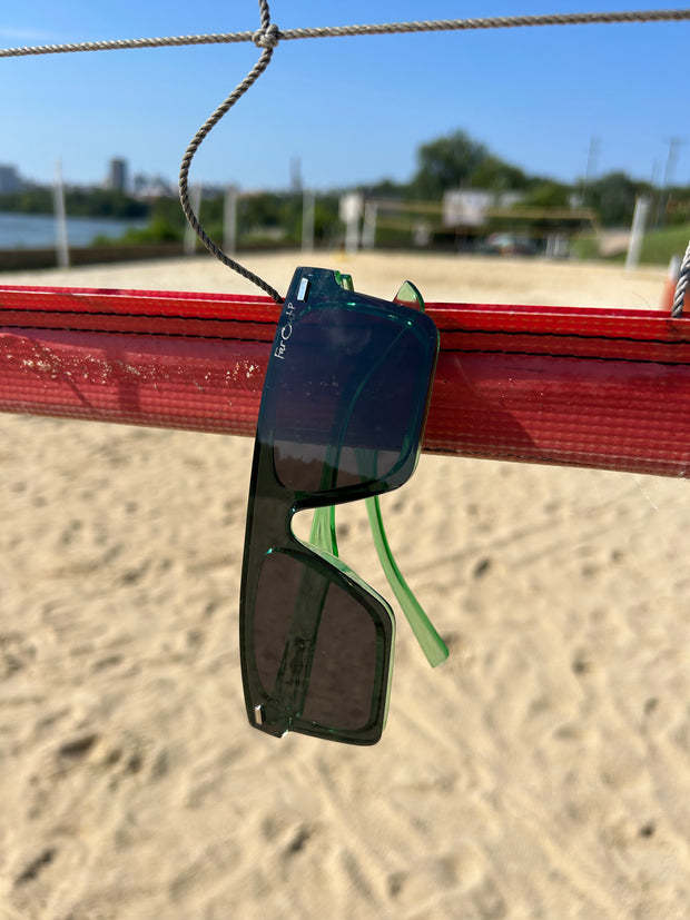 Aqua Polarized Stunners Black Lens