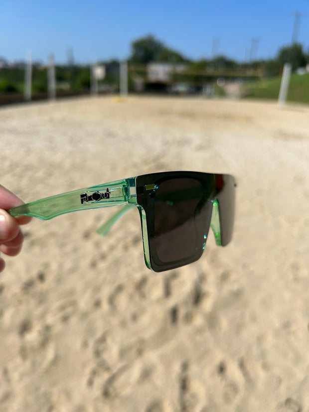 Aqua Polarized Stunners Black Lens