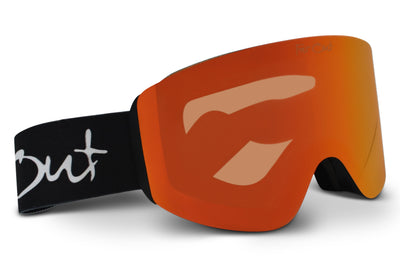 Black Expose Goggles - Magnetic Red Lens