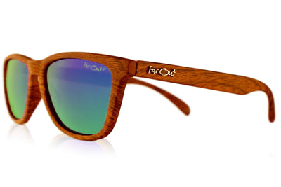 Wood Grain Brown Premiums Green Lens