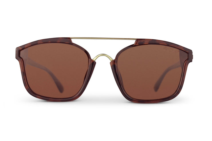 Tortoise Brown Polarized Bomboras Amber Lens