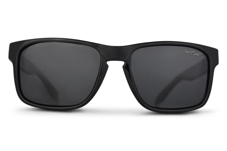 Black Polarized Mavericks Black Lens
