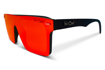 Black Polarized Stunners Red Lens