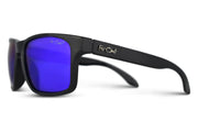 Black Polarized Mavericks Blue Lens