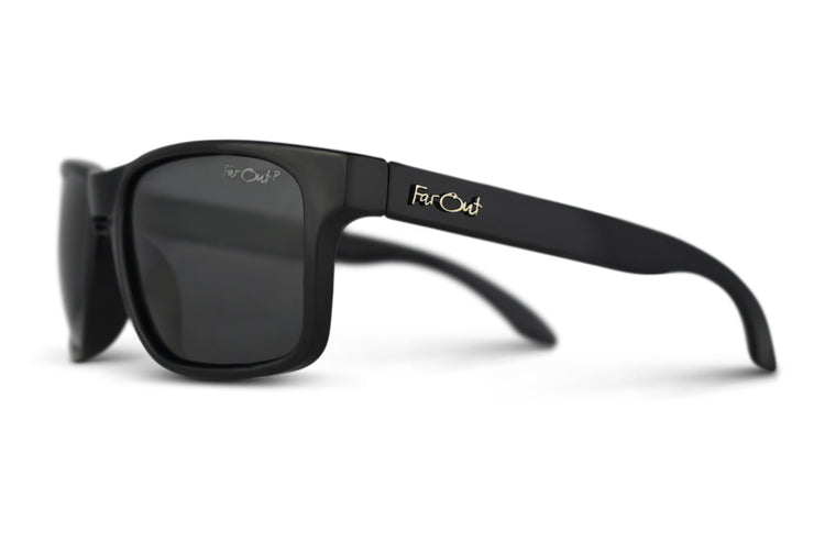 Black Polarized Mavericks Black Lens