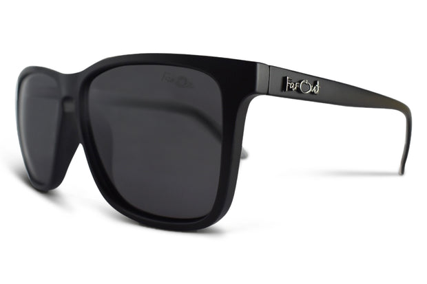 Black Polarized Flatliners Black Lens