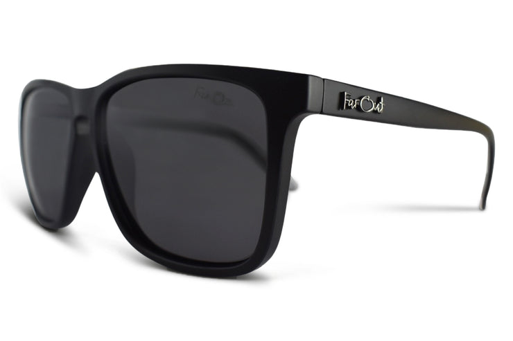 Black Polarized Flatliners Black Lens