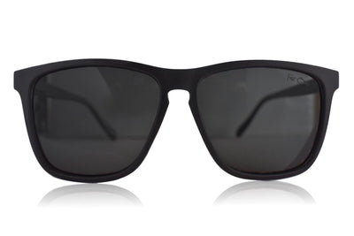 Black Polarized Flatliners Black Lens