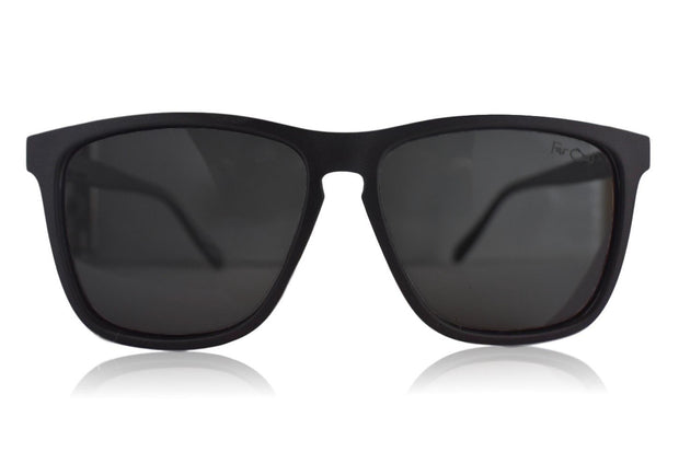 Black Polarized Flatliners Black Lens