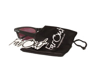 Aqua Polarized Rounders Light Blue Lens