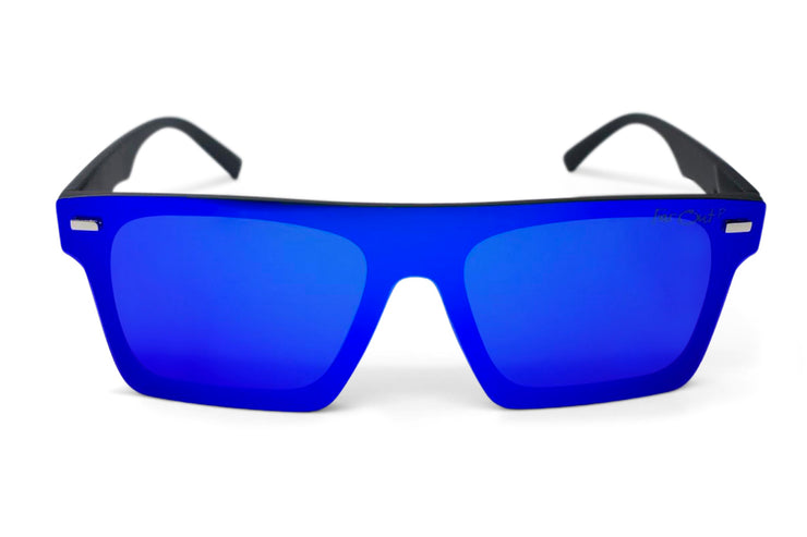 Black Polarized Stunners Blue Lens