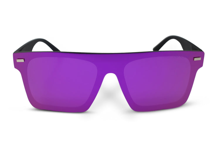 Black Polarized Stunners Purple Lens