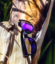 Black Polarized Mavericks Purple Lens