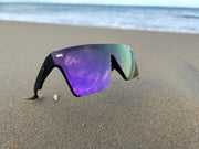 Black Polarized Stunners Purple Lens