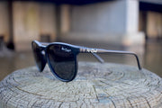 Black Polarized Rounders Black Lens