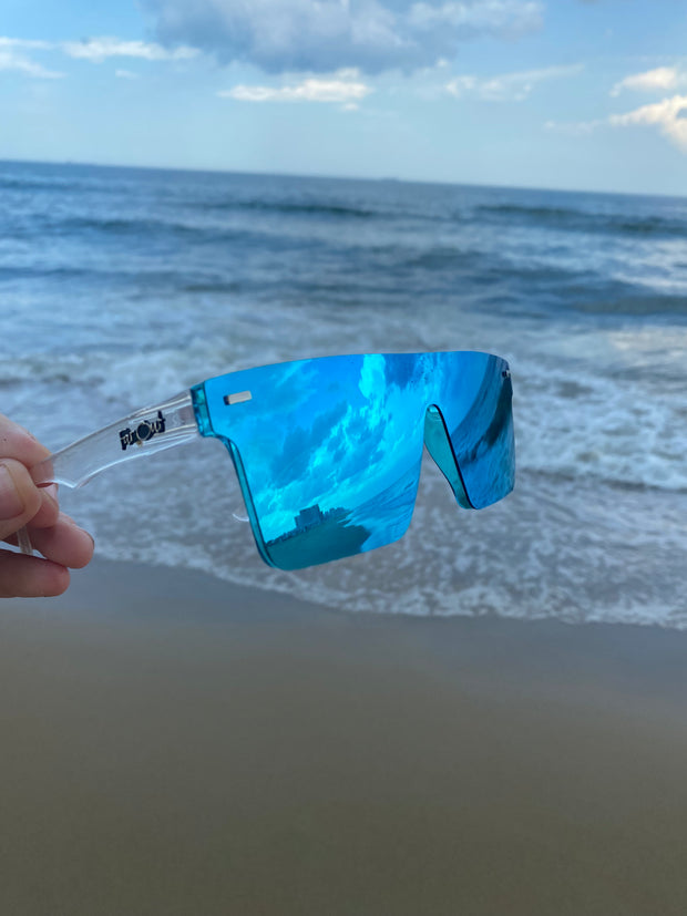 Clear Polarized Stunners Light Blue Lens