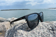 Black Polarized Flatliners Black Lens