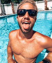 Black Polarized Mavericks Black Lens