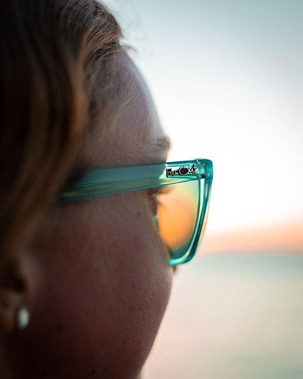 Aqua Green Premiums Light Blue Lens