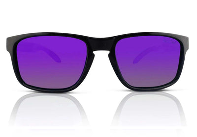 Black Polarized Mavericks Purple Lens