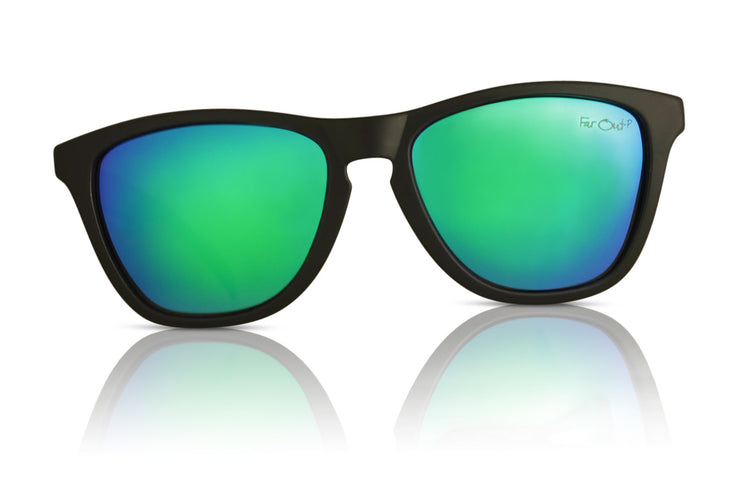Black Polarized Premiums Green Lens